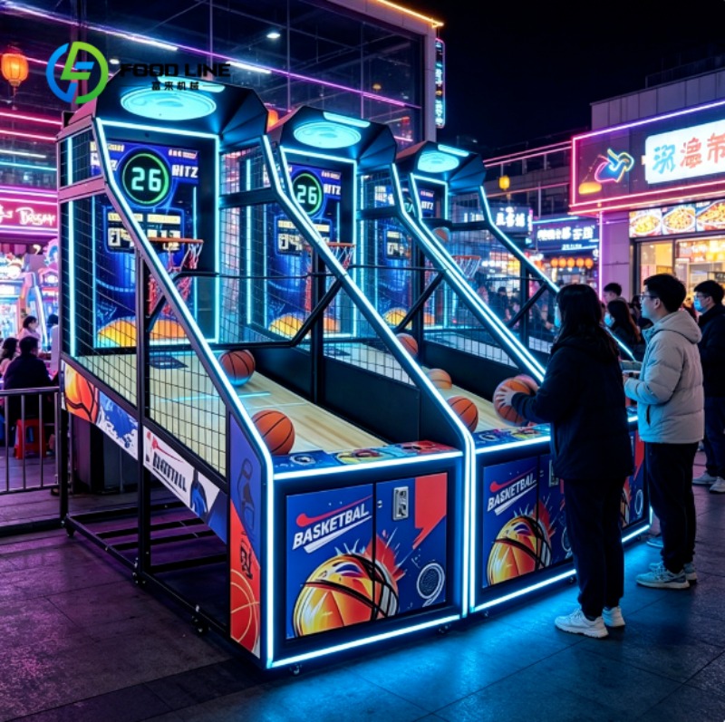 Sports Equipment Shop - آلة لعبة كرة السلة الأوتوماتيكية الترفيهية،