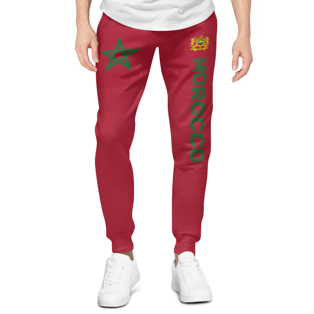 Sports Equipment Jersey - 2025 بنطال رياضي رجالي بعلم المغرب