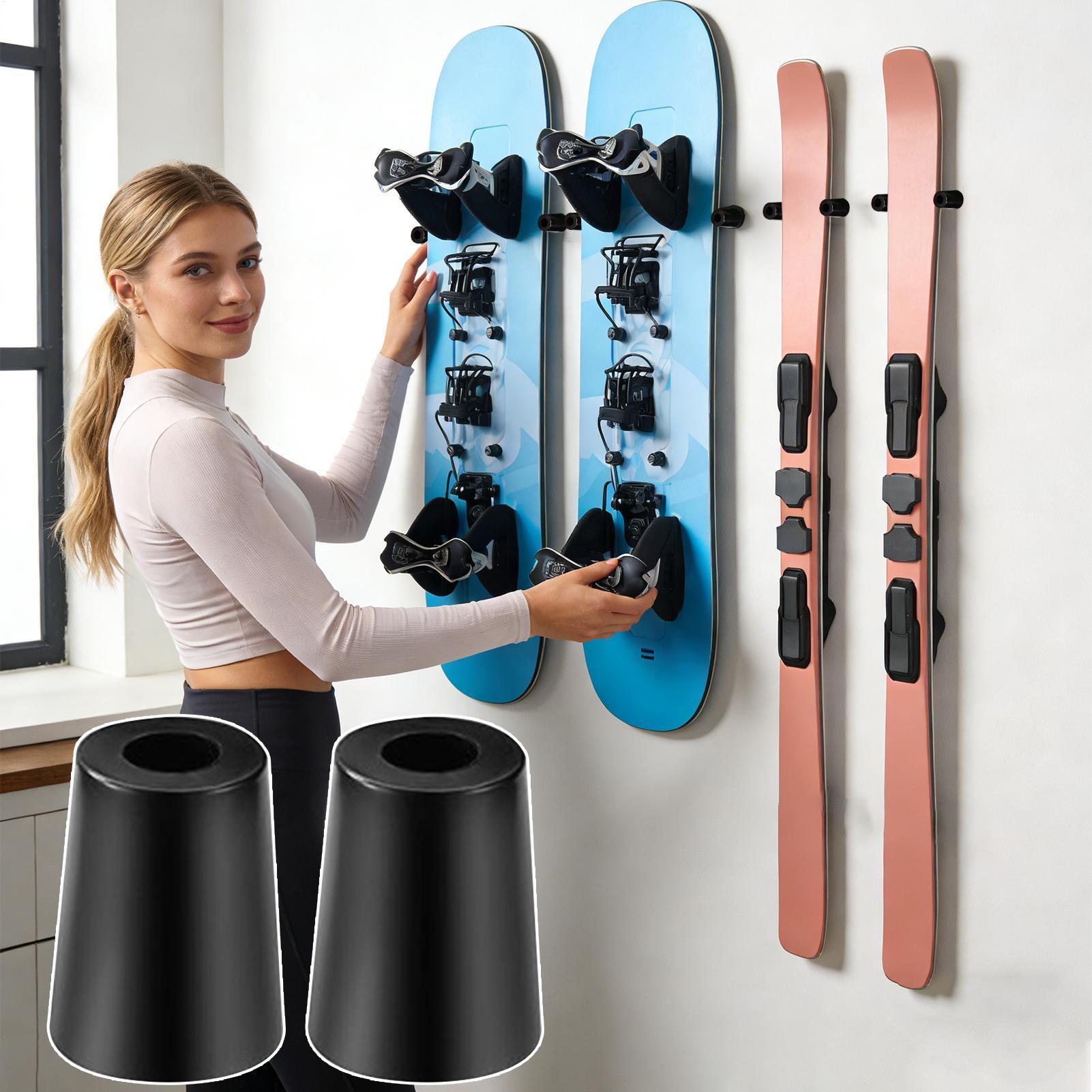 Sports Equipment Shop - حامل تزلج على الحائط عمودي على