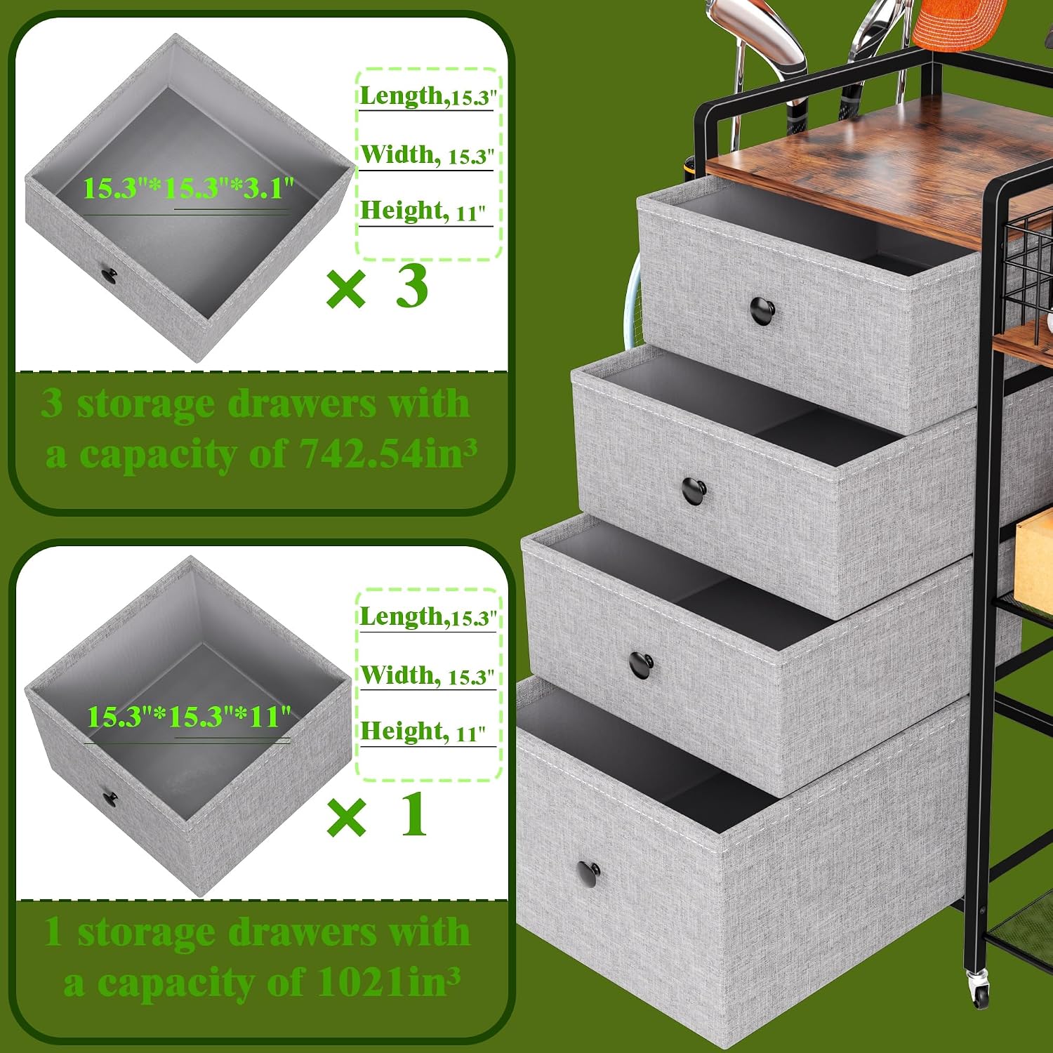 رف تخزين كبير الحجم لحقائب الج - مراجعة Sports Equipment Bag With Wheels وسعره