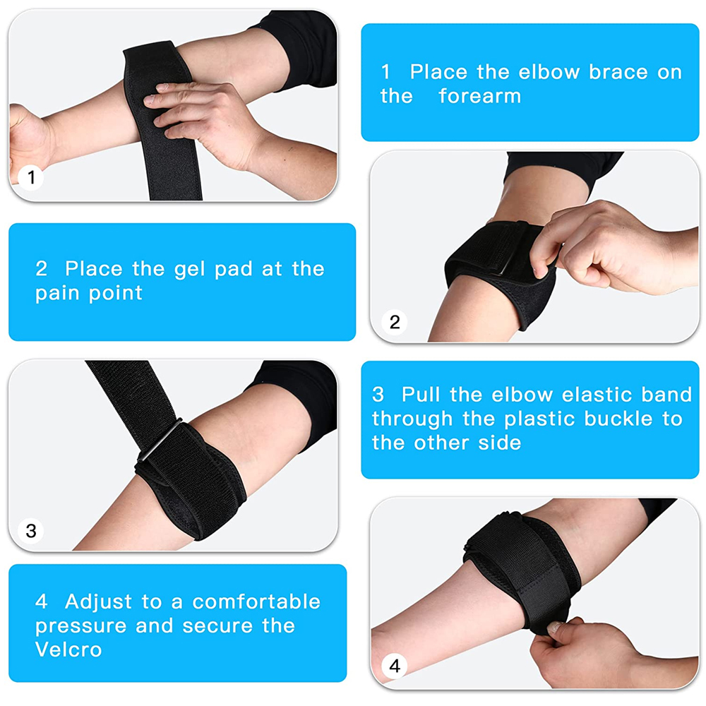 1 قطعة قابل للتعديل ضغط الكوع  - مراجعة Tennis Elbow Brace وسعره