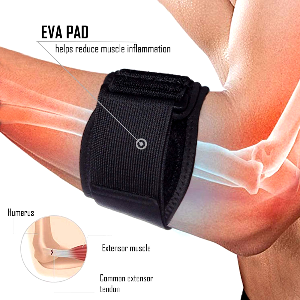 1 قطعة قابل للتعديل ضغط الكوع  - مراجعة Tennis Elbow Brace وسعره