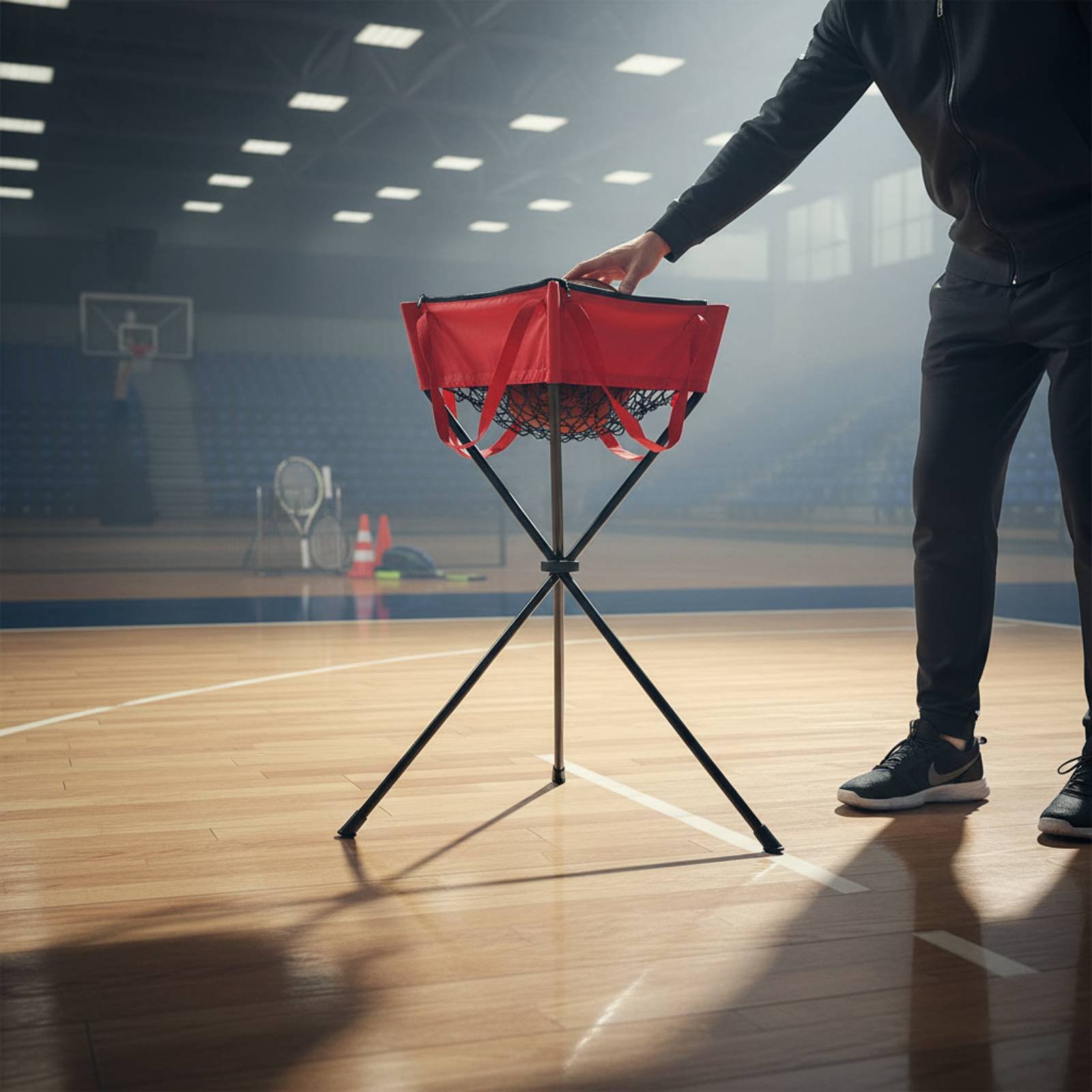 حامل كرة بسحاب إغلاق، حامل كرة - مراجعة Sports Equipment Training وسعره