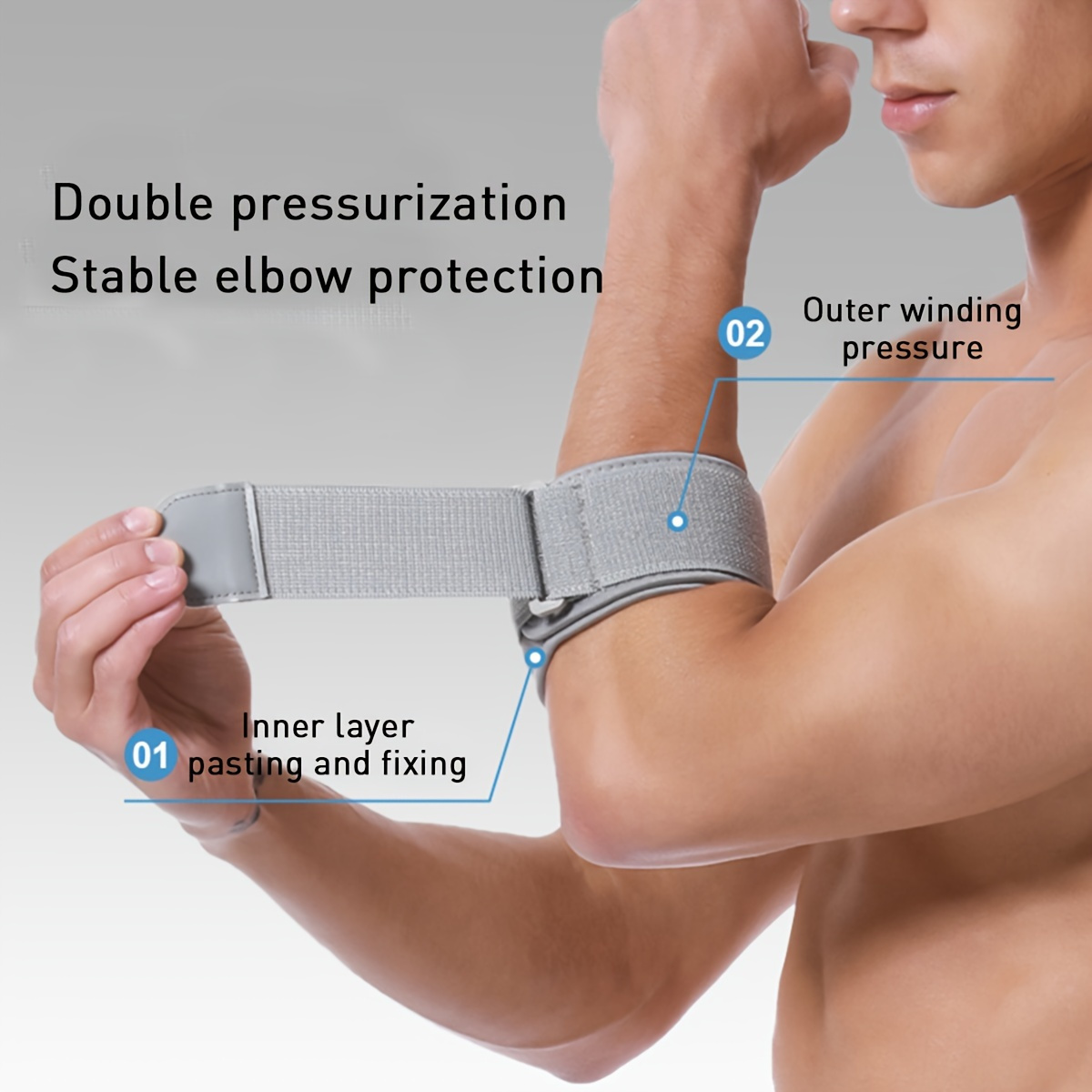 دعامة كوع مضغوطة قابلة للتنفس  - مراجعة Tennis Elbow Brace وسعره