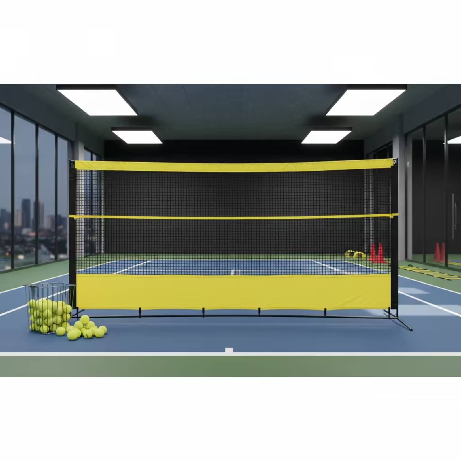 شبكة ارتداد للتنس مع حقيبة، شب - مراجعة Sports Equipment Training وسعره