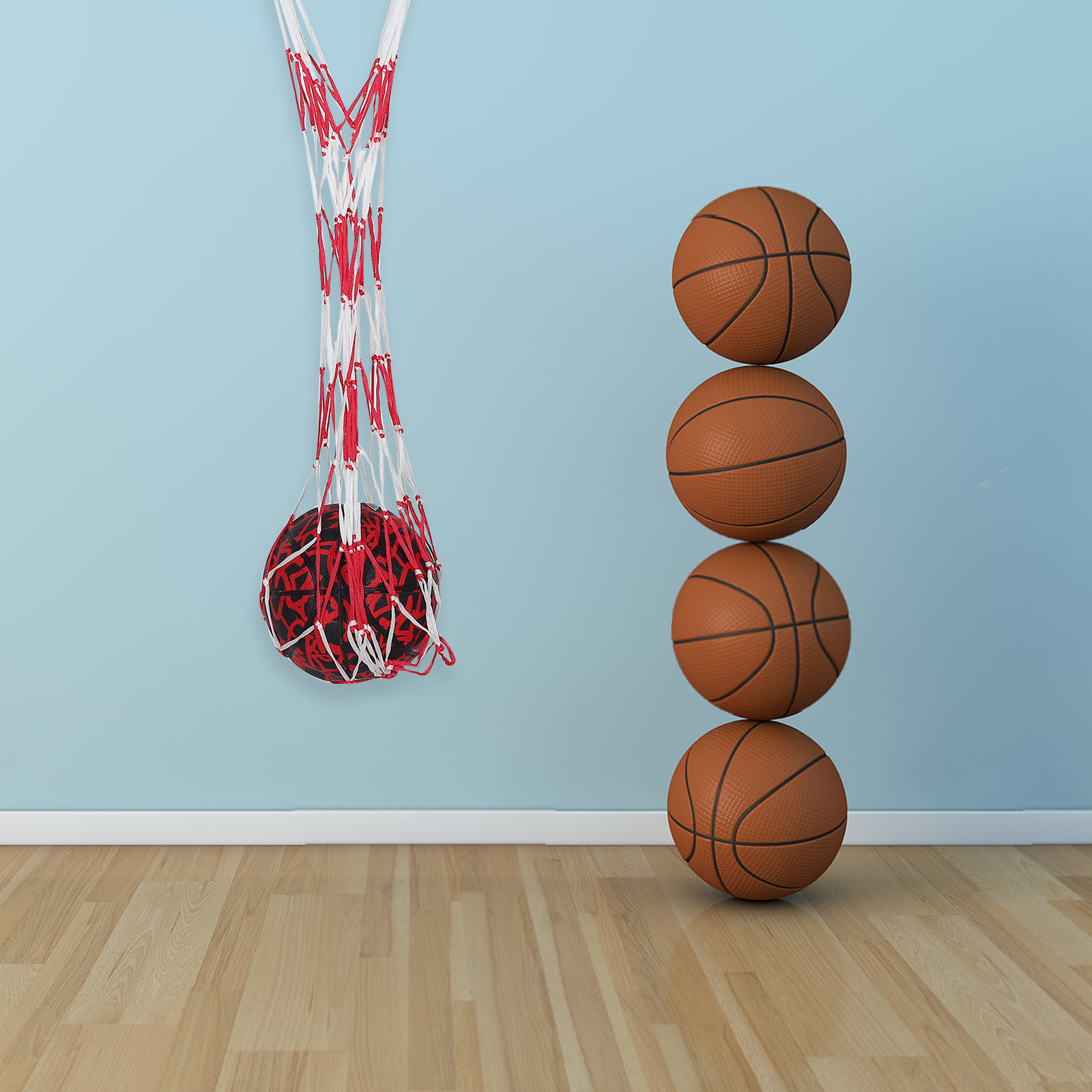 حقيبة شبكية لحمل وتخزين كرات ك - مراجعة Sports Equipment Gym وسعره