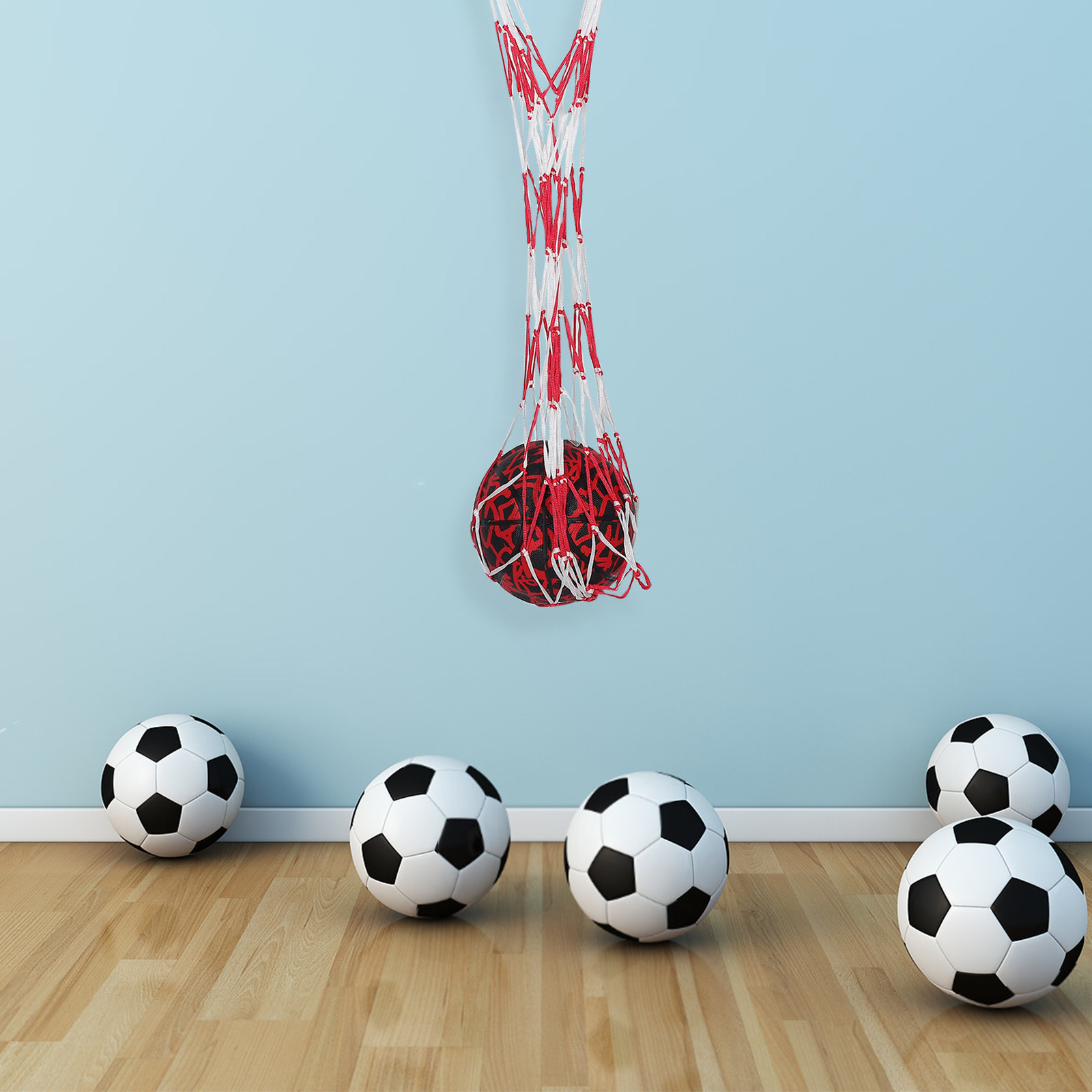 حقيبة شبكية لحمل وتخزين كرات ك - مراجعة Sports Equipment Gym وسعره
